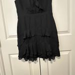 Parker Tangia Ruffled Short Dress Sz 6 Flutter Sleeve 100% Silk Photo 14