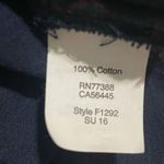 Madewell  Marta Folkstitch Popover Peasant Boho 3/4 Sleeve Blouse Top size small Photo 7