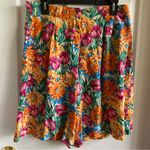 Talbots 100% Silk VTG  High Waist Mom Shorts Flowy Photo 2