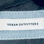 Urban Outfitters Yin & Yang Backpack Light Washed Distressed Denim Zip Unisex Photo 4
