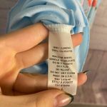 Le Kate NEW flamingo print ladies shorts romper whimsical artsy spring Large Blue Photo 2