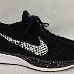 Nike  Flyknit Racer 'Black White" Knit mesh low sneaker shoe 526628 020 SZ 5.5 Photo 0