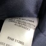 Sugar Lips Navy Blue Satin Blazer Dress Photo 5