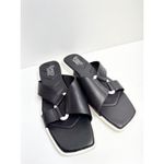 Franco Sarto Franco‎ Sarto Sandals Womens Size 9.5 Leather Black/White Open Toe Photo 7