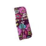 Vera Bradley  Floral Flutterby Purple Hot Iron Travel Holder Case Photo 1