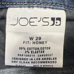 Joe's Women's Blue Honey Mid Rise Medium Wash Cut Off Denim Jean Shorts Size 29 Photo 4