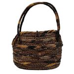 Handmade  Wicker Handbag Straw Bag Spring Twee Top Handle Photo 0