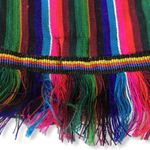 Toni Boho Gypsy Festival Rainbow Fringe Crossbody Bag Blue Photo 2