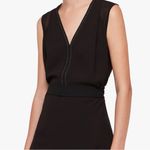 ALLSAINTS  Izara Asymmetric Stud Dress in Black Photo 1