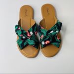 Qupid Double Diagonal Stripped Sandals For Women Photo 1