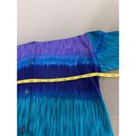 Vintage‎ 90s Cabrais Collection Rayon Button Shirt Purple Teal Ombre Size L Blue Size L Photo 6