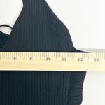 superdown  Revolve Black Ribbed Knit Kellen Midi Dress Bodycon Cutout Back Size S Photo 8