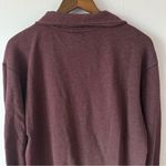 PINK - Victoria's Secret Victoria’s Secret women’s PINK maroon quarter-zip graphic deep red logo size M Photo 6