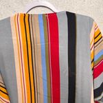 Umgee  Womens Tops Size L Multicolor Striped V-neck Faux Wrap‎ Photo 8