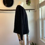 JMB 70s Vintage Black Swiggly Swirl Beaded Evening Glam Jacket Size Small Photo 2