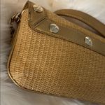 Michael Kors  Panama Straw Woven Straw Clutch Shoulder Bag Photo 3