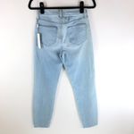 L'Agence  El Matador French Slim Jeans Light Wash Raw Hem Stretch 25 Photo 4