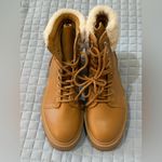 Qupid Phase-07 Women's Faux-Fur Trim Combat Boots 9 Photo 6