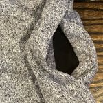 Nike  Women’s Small Merled Light Gray Hooded‎ Black Trim Pockets Sweatshirt Photo 8