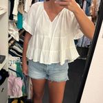 HYFVE White Ruffle Top Photo 0
