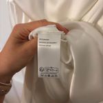BHLDN  White Dress Anthropologie Mini Satin Photo 5
