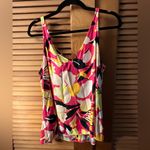 Ted Baker  London Double Layer Effect Thaliah Cami Bright Pink size 4 / 10 NWT Photo 3