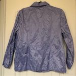 Chico's Chico’s Periwinkle Ruched Shirred Full Zip Jacket, Chico’s size 2- US size M/12 Photo 2