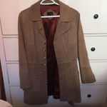 Vintage Suede Jacket Tan Size M Photo 0