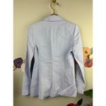 Brooks Brothers Red Fleece Blue Linen Cotton Blend Searsucker Jacket - Size - 0 Photo 3