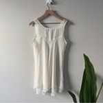 Vintage Victoria’s Secret 1997 Sheer White Slip Beaded Neckline Sleeveless 90s M Size M Photo 1