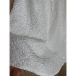 Lulus NWT  Darling Composure White Jacquard Floral Tie-Strap Mini Dress Size XL Photo 3