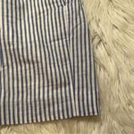 J.Crew  Pull on Skirt in Striped Beauchamps Linen Blue White Photo 6