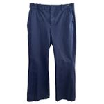 Everlane  The Bi-Stretch Flare Pant Size 14 Navy High Rise Flare Business Casual Photo 2