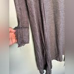BCBGMAXAZRIA  Y2K Style Thin Ruffle Asymmetrical Heather Gray Cardigan XS/S Photo 1