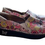 Alegria Womens Size 39 Multicolor Floral Slip On Clog Comfort Nurse Shoes Loafer Photo 1