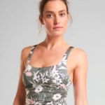 Athleta  Aqualuxe Wildflower Bra Sized Tankini Top Photo 2