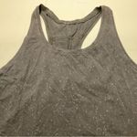 Lululemon Love Tank *Pleated Splatter Dye Black Women Sz S Photo 2