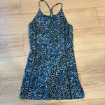 Athleta  Infinity Dress Leopard Blue Pickleball Gold Athletic Dress Size S Photo 1