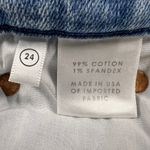 GRLFRND Revolve  Karolina High Rise Straight Crop Raw Hem Jeans Size 24 Photo 4