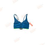 Colsie‎ Blue Mesh Cutout Front Bralette Sports Bra Top Size S Photo 1