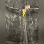 Juicy Couture Vintage  black velour track jacket  women large Photo 4