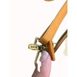 Valentina womens cream genuine Italian Leather womens shoulderbag purse SKU 6651 Photo 6