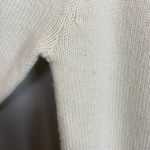 NWT LOFT Sweater Ivory Sequins White Size Small Women FLAWED Holiday‎ Christmas Photo 8