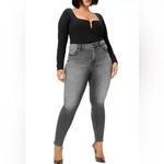 Good American  Black U-Ring Long Sleeve Bodysuit Photo 4