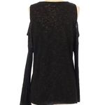 Velvet by Graham & Spencer Black Cold Shoulder Sweater Top‎ Size Small Photo 2