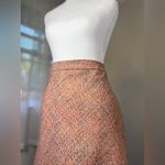 Gap Vintage ‘04 Pink Wool Blend Textured A-Line Knee Length Skirt Photo 3