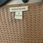 Boston Proper  Tan Cardigan‎ | Small Photo 3