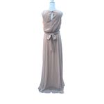 Baltic Born Sleeveless Sparkle Maxi Dress Helen Champagne Gold Romantic Size Med Photo 2