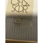 Chaser  Shirt Women's XS Quarter Button White Short Sleeve Blouse Top Photo 6