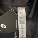 YACUN Women's High Waisted Bikini Swimsuit Strapless Bandeau Cheeky Black M NWT Size M Photo 6